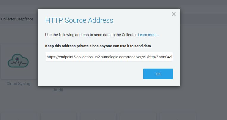 Copy the API URL