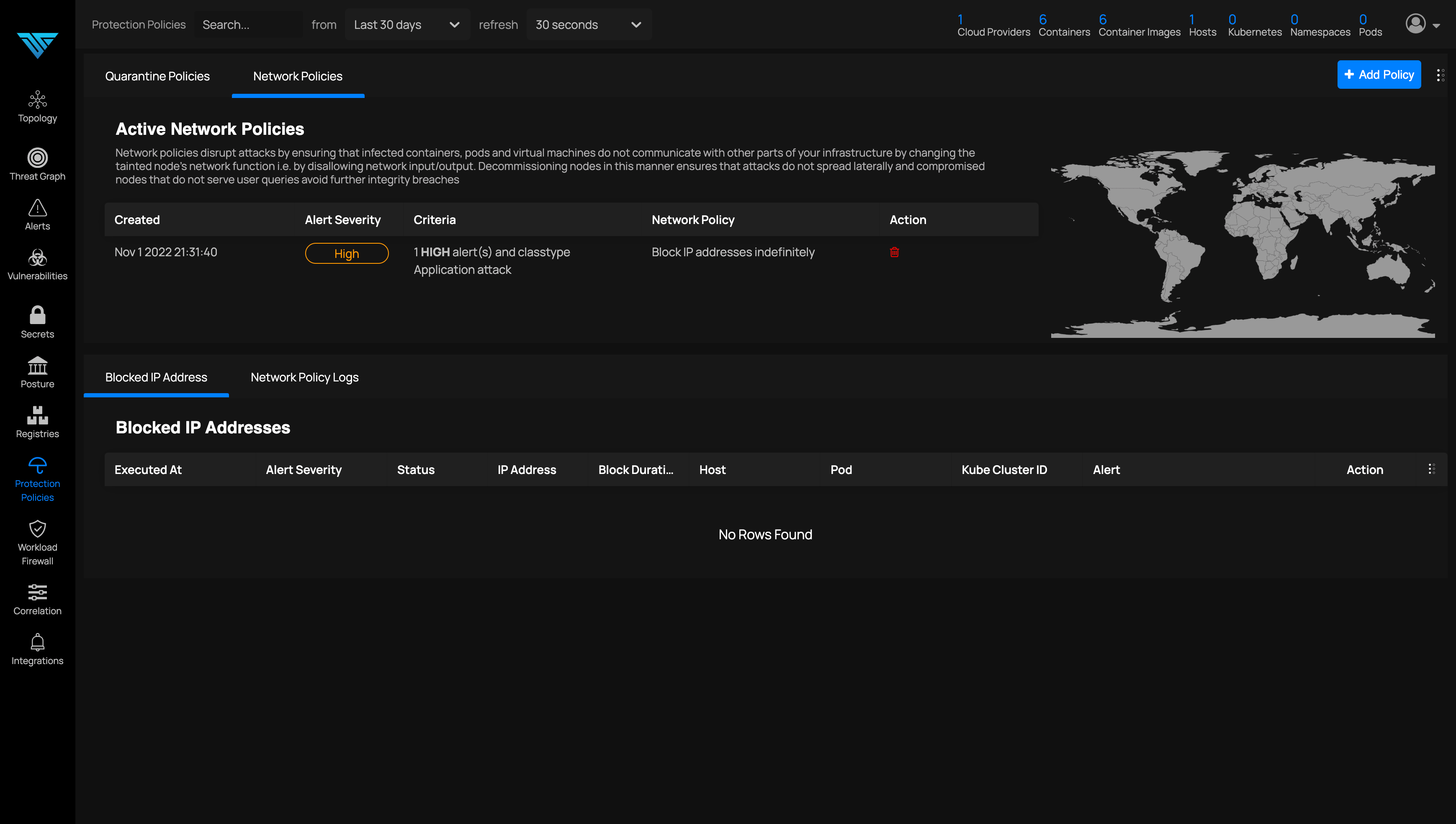 View Network Policies