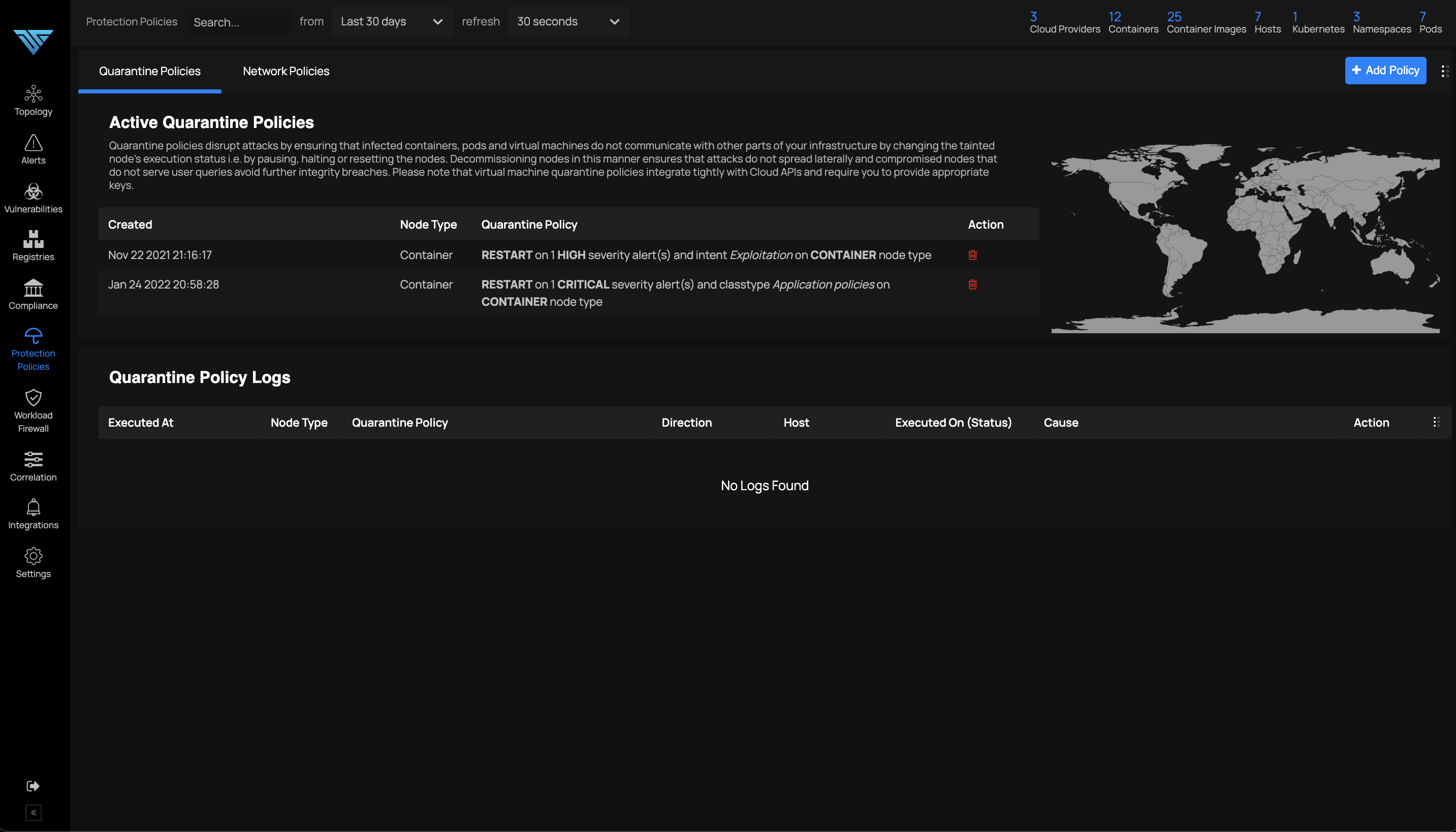 View Network Policies