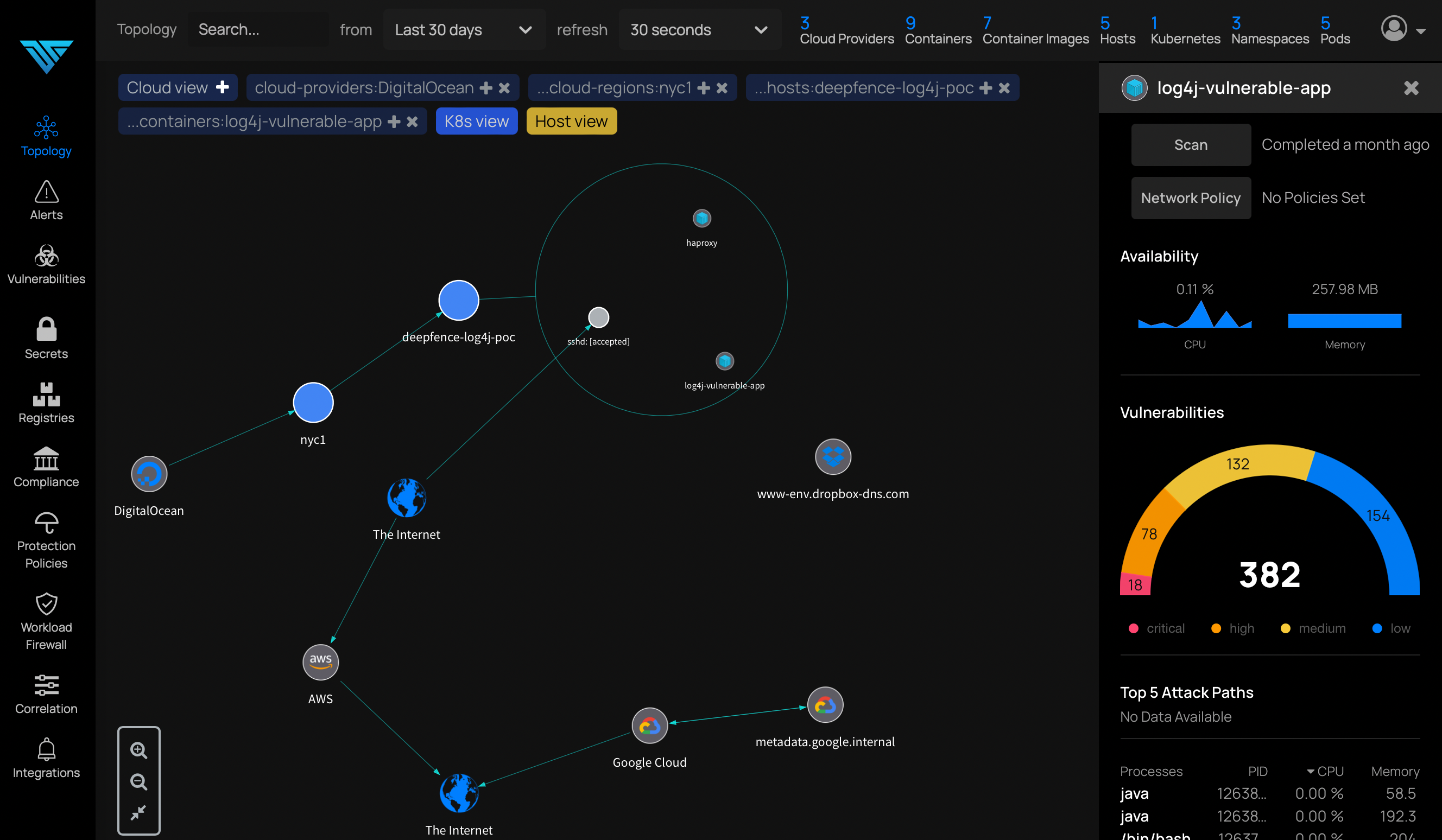 Discover and Scan Workloads and Hosts