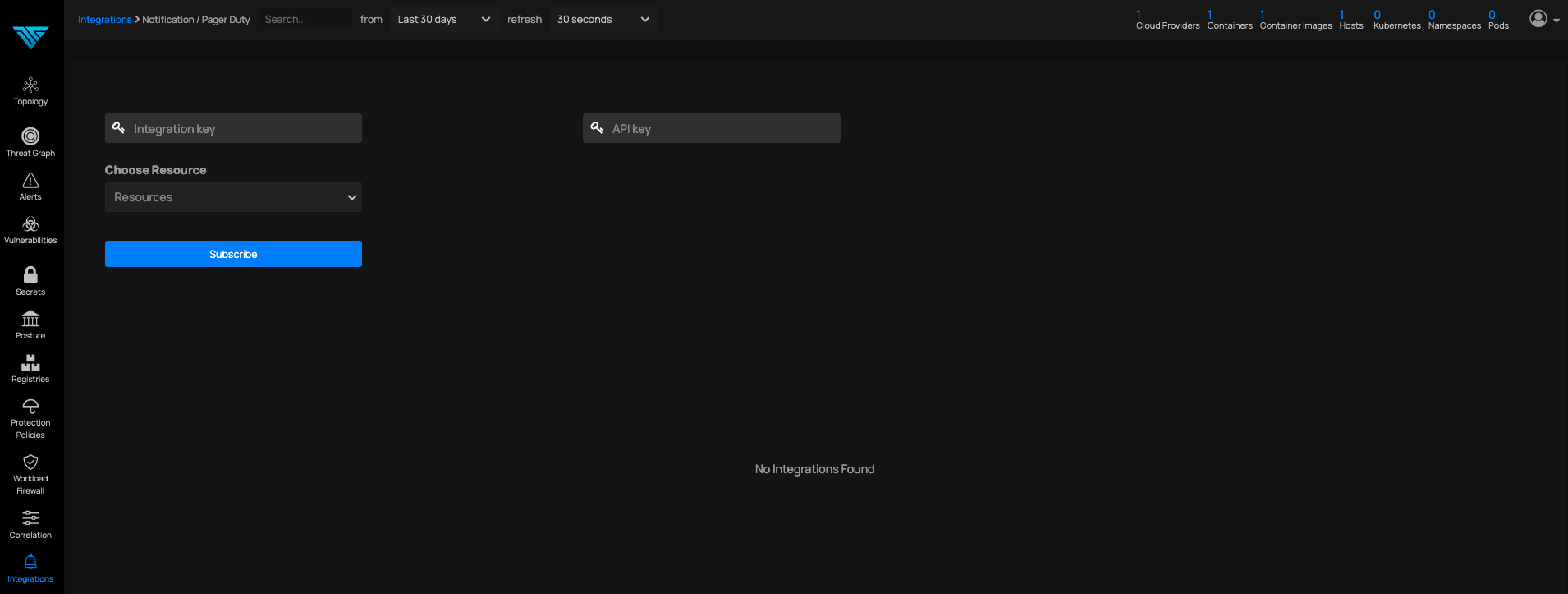 PagerDuty Integration Page