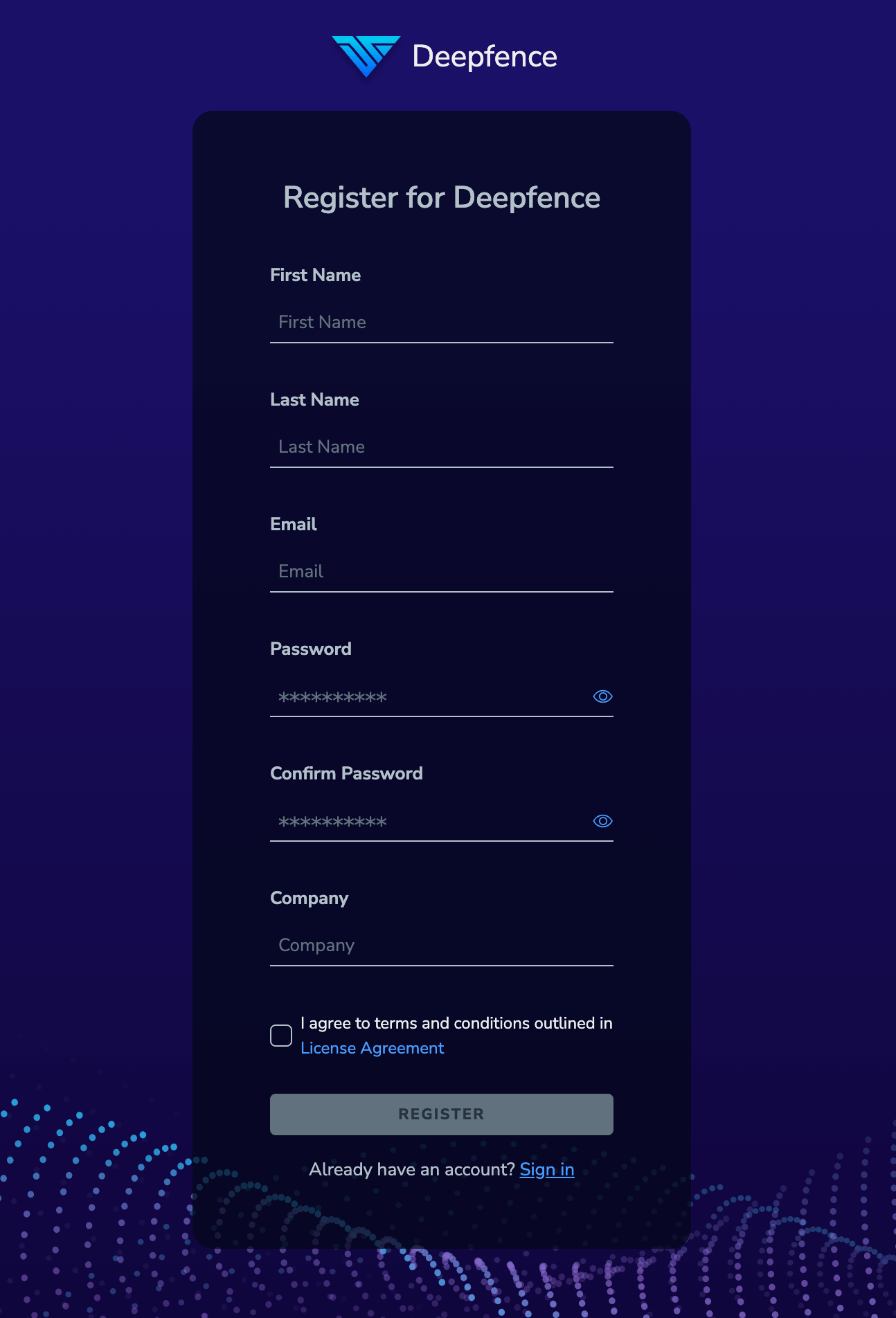 Account Registration